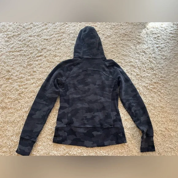 Lululemon Athletica Black Camo Zip Up Hoodie - Picture 8 of 10
